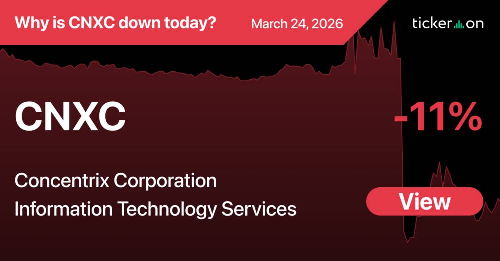 Why Is Concentrix Corporation (CNXC) Stock Down -11% Today?