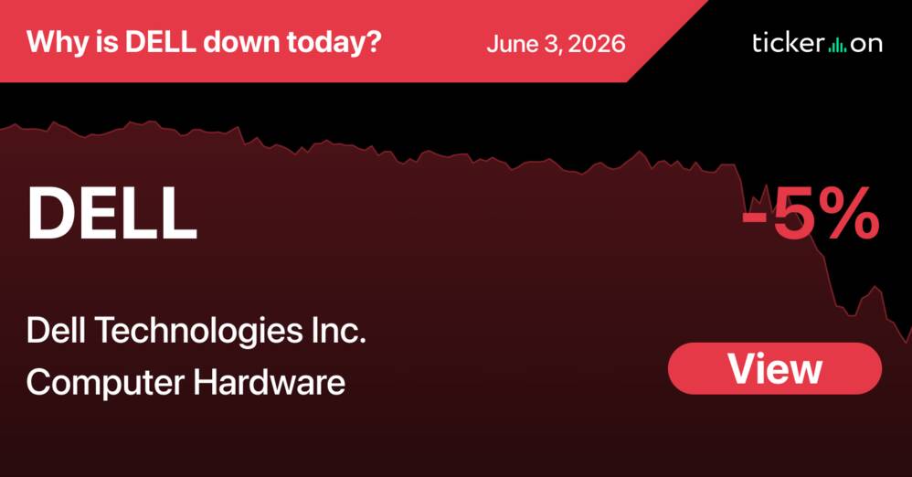 Dell Computer Down Why Is Dell Technologies Inc. (DELL) Stock Down -5% Today?