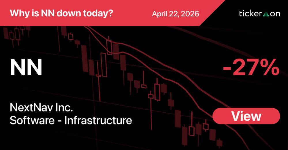 Why Is NextNav (NN) Stock Down -27% Today?