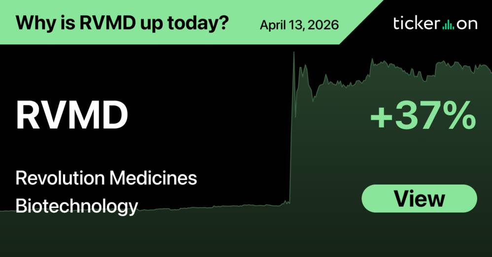Why Is Revolution Medicines (RVMD) Stock Up +37.33% Today?